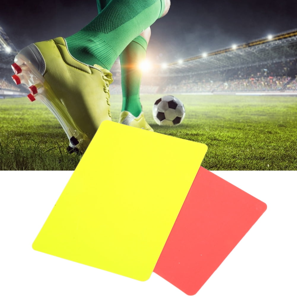 Qiilu Football Red And Yellow Cards Record Soccer Games Referee Tool