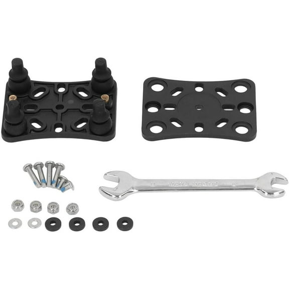 Qiilu Vibration Dampening Motorcycle Phone Mount, Bike Phone Holder Motorcycle Mobile Phone Holder Shock Absorber Phone Bracket Buffer Black for Motorcycle Bike ATV UTV