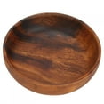 thumbnail image 1 of Qiilu Wooden Food Bowl,Wooden Snack Dish Fruit Food Salad Soup Bowl For Home Coffee Shop Use,Wood Serving Bowls,Wood Serving Bowls, 1 of 7