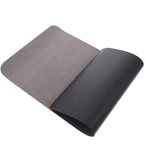 Qijita Leather Mouse Pad Office Desk Pad Leather Desk Pad Protector Laptop Mouse Pad
