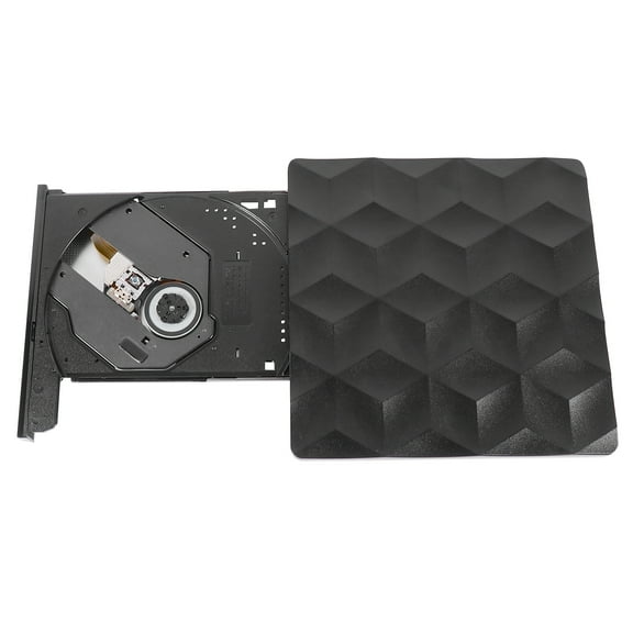 Qijita USB-C External DVD Drive for Laptop Computer USB 3.0 Optical Disk Burner Drive