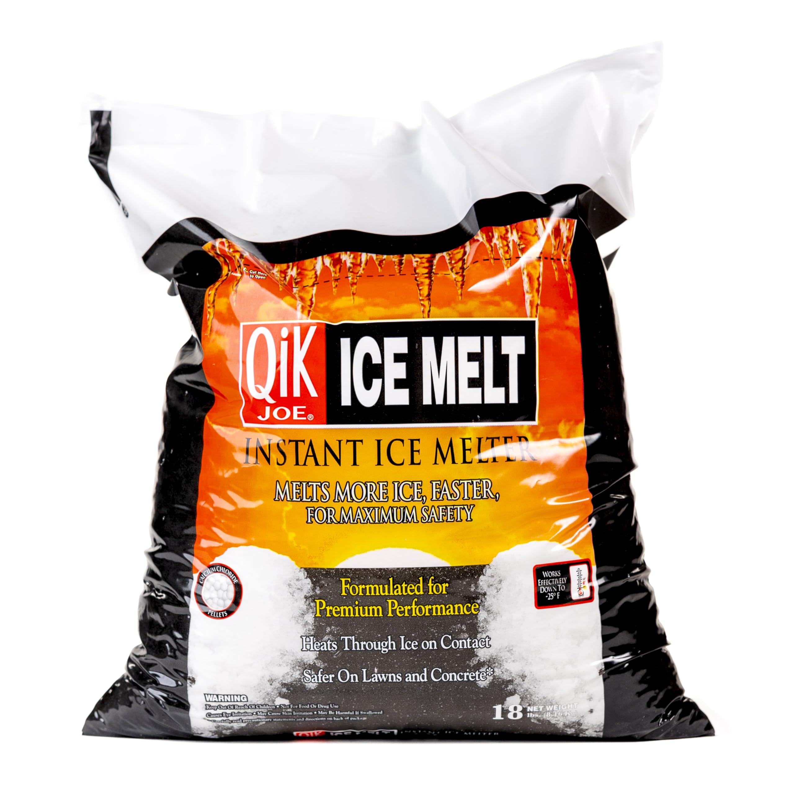 Qik Joe Instant Snow and Ice Melt for Sidewalks, Driveways, Steps, and Parking Lots, Deicer for
