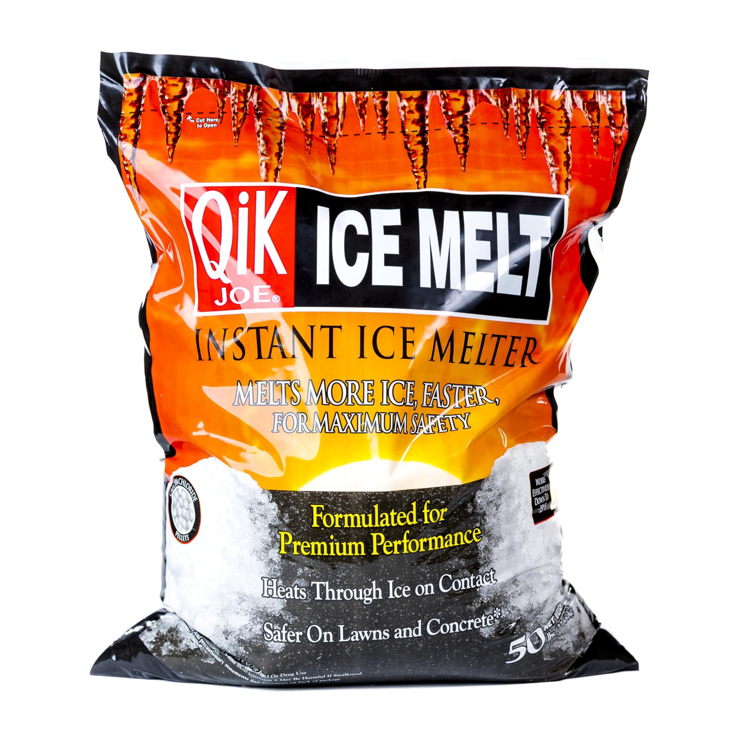 Qik Joe Instant Snow and Ice Melt for Sidewalks, Driveways, Steps, and Parking Lots, Deicer for Concrete, Asphalt, Wood, and Other Surfaces, Effective to -25 Degrees, 20 Pounds