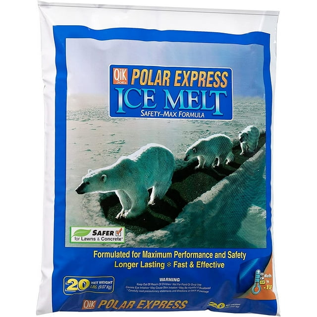 Qik Joe Polar Express Instant Snow and Ice Melt for Sidewalks