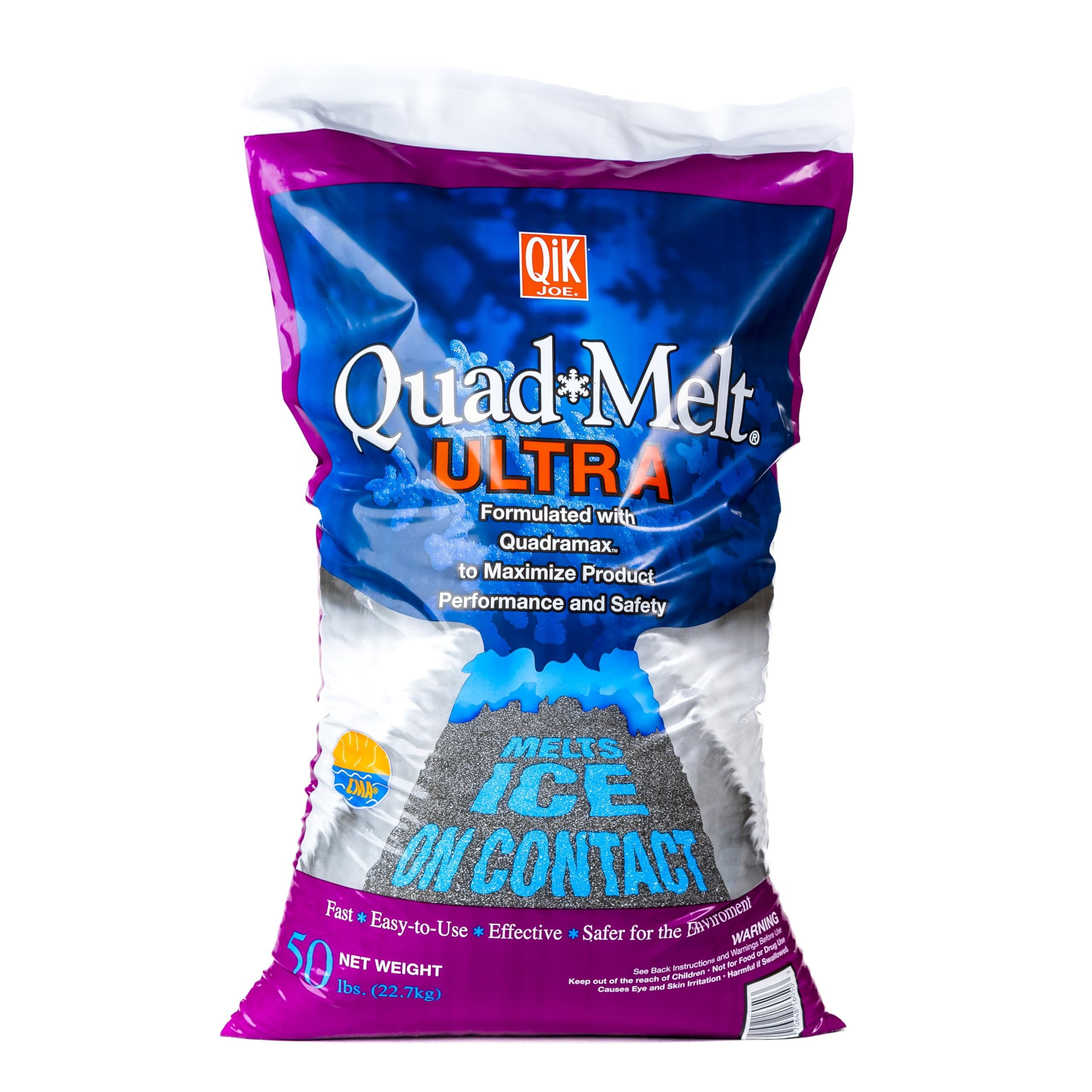 Qik Joe Quad Melt Ultra Blended Granule Ice Melt 50 lb - Walmart.com