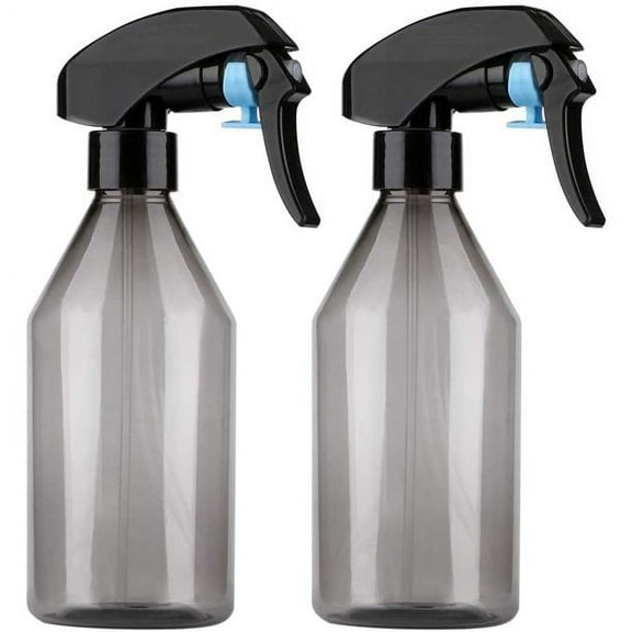 Qilebi Plant Mister Spray Bottle, Plastic, 10oz, Gray, 2 Pcs