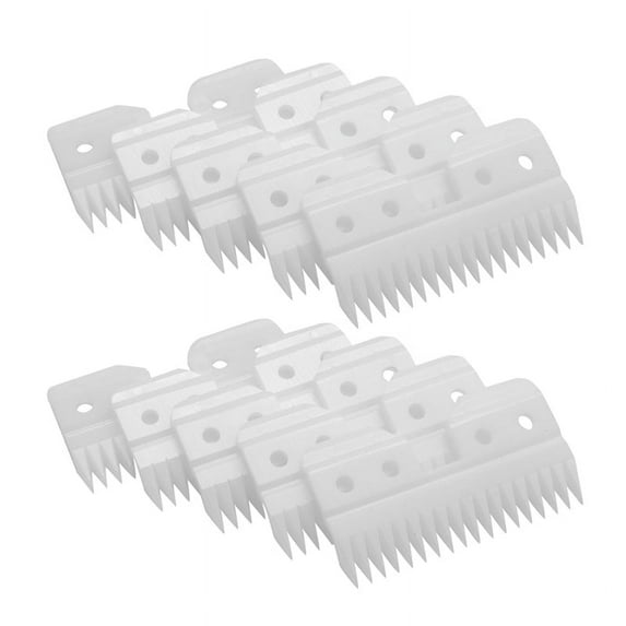 Qilidiba 10Pcs/Lot Replaceable Ceramic 18 Teeth Pet Ceramic Clipper Cutting Blade for Oster A5 Series