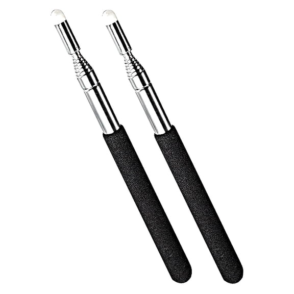 Qilidiba 2 Pack Telescopic Teachers Pointer Teaching Pointer Hand Pointer Classroom Whiteboard Pointer Handheld Presenter