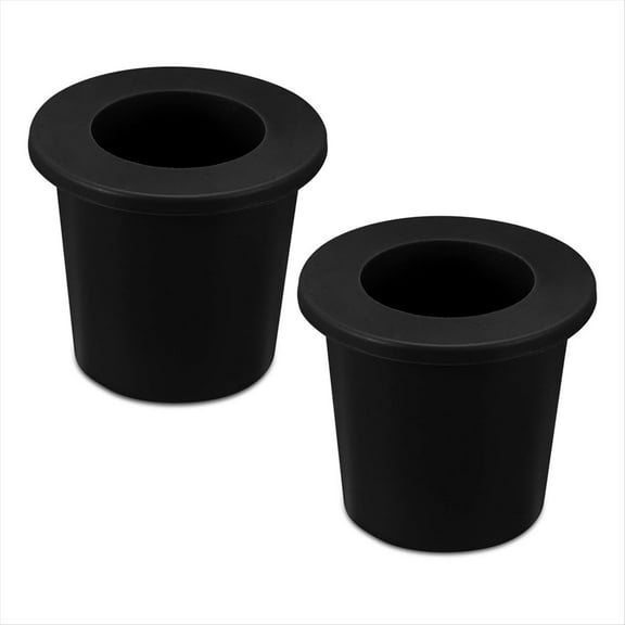 Qilidiba 2pcs Umbrella Table Ring Hole, Silicone Umbrella Cone Wedge Plug Sleeve Patio Adapter Umbrella Table Hole Insert