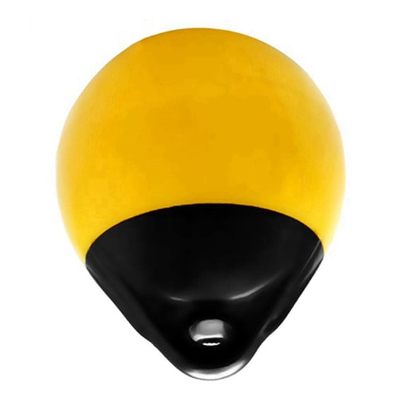 Qilidiba Inflatable Boat Heavy Duty Pvc Boat Ball Round Anchor Buoy Dock Bumper Ball Inflatable Protection Marine Mooring Buoy Yellow