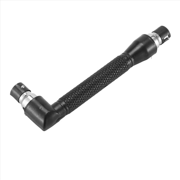 Qilidiba L Shape 1/4 Inch Hex Wrench Double Head 90 Degree Right Angle Screwdriver Bits