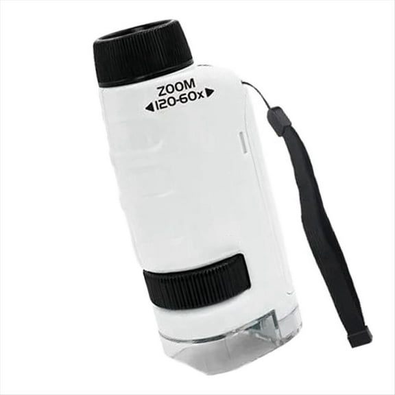 Qilidiba Minilabsters Miniscope Kids, Mini Labsters Portable Microscope, Mini Labsters Portable Microscope (White)