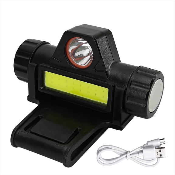 Qilidiba Rechargeable Welding Helmet Light Versatile Headlamp Flashlight with Mount Holder, Automatic Dimming, Strong Headlight