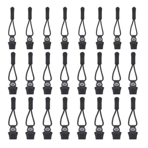 Qilidiba Zipper Repair Kit, 24 Pcs Universal Replacement Zipper Slider Fixer Sliding Teeth Screw Head, Instant Zipper