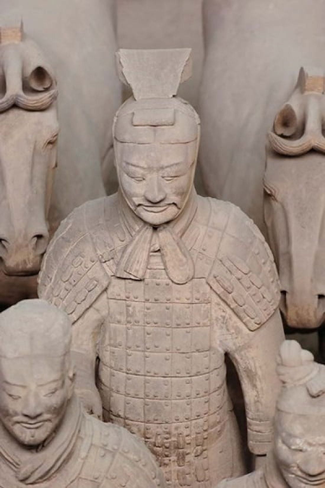 Qin Terra Cotta Warrior Xian China Canvas Art - Adam Jones DanitaDelimont (23 x 35)