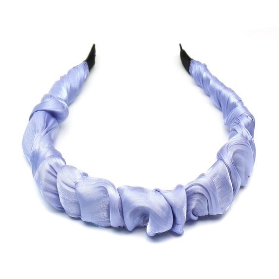 QinGoo Satin Headband for Women Comfortable Hairband Adult Hair Accessory, 1 Count, Lavender