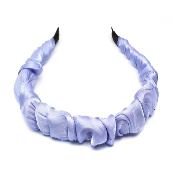 QinGoo Satin Headband for Women Comfortable Hairband Adult Hair Accessory, 1 Count, Lavender