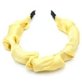 thumbnail image 1 of QinGoo Satin Headband for Women Comfortable Hairband Adult Hair Accessory, 1 Count,Yellow, 1 of 5