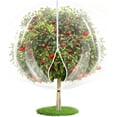 thumbnail image 1 of QinaQin 10x12 Ft Large Fruit Tree Netting with Zipper & Drawstring,Plant Cover Insect Netting,Reusable for Garden,Bushes,Flowers,White, 1 of 8