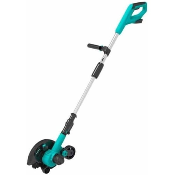 QinaQin 2 in 1 20V String Trimmer Cordless, 12 Inch Trimmer and Edger, Automatic Line Feed,Lake Blue