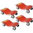 thumbnail image 1 of QinaQin 2PC Wheel Car Dolly,Heavy-Duty Steel Car Mover, Wheel Dolly Car Tire Stake Set for Vehicle Moving Cart Moving,Trucks, Dirt Bike,Orange, 1 of 7