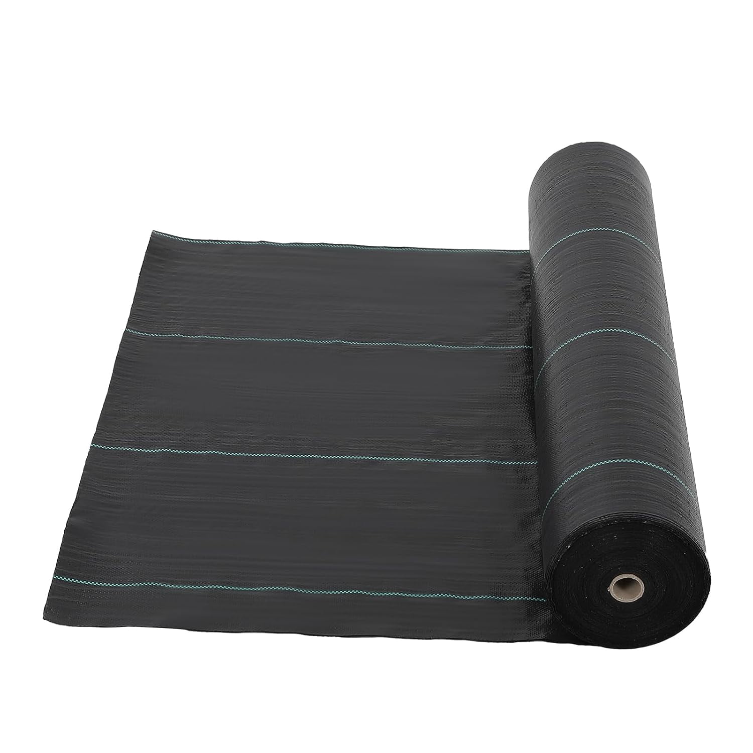 QinaQin 3x300FT-2.4oz Premium Weed Barrier Landscape Fabric,Weed Control Fabric,High Permeability for Flower Bed,Driveway Fabric Ground Cover,Black