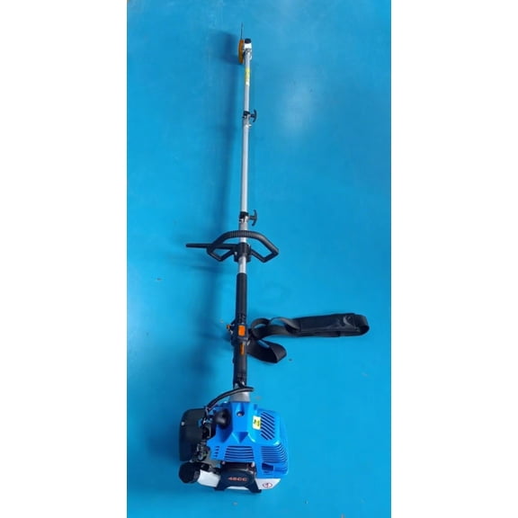 QinaQin 43CC Gas Powered Pole Chain Saw,Gas Pole Saws with Anti-Vibration Handle,Auto-Oiling & Quick Release for Tree Trimming and Pruning,Blue