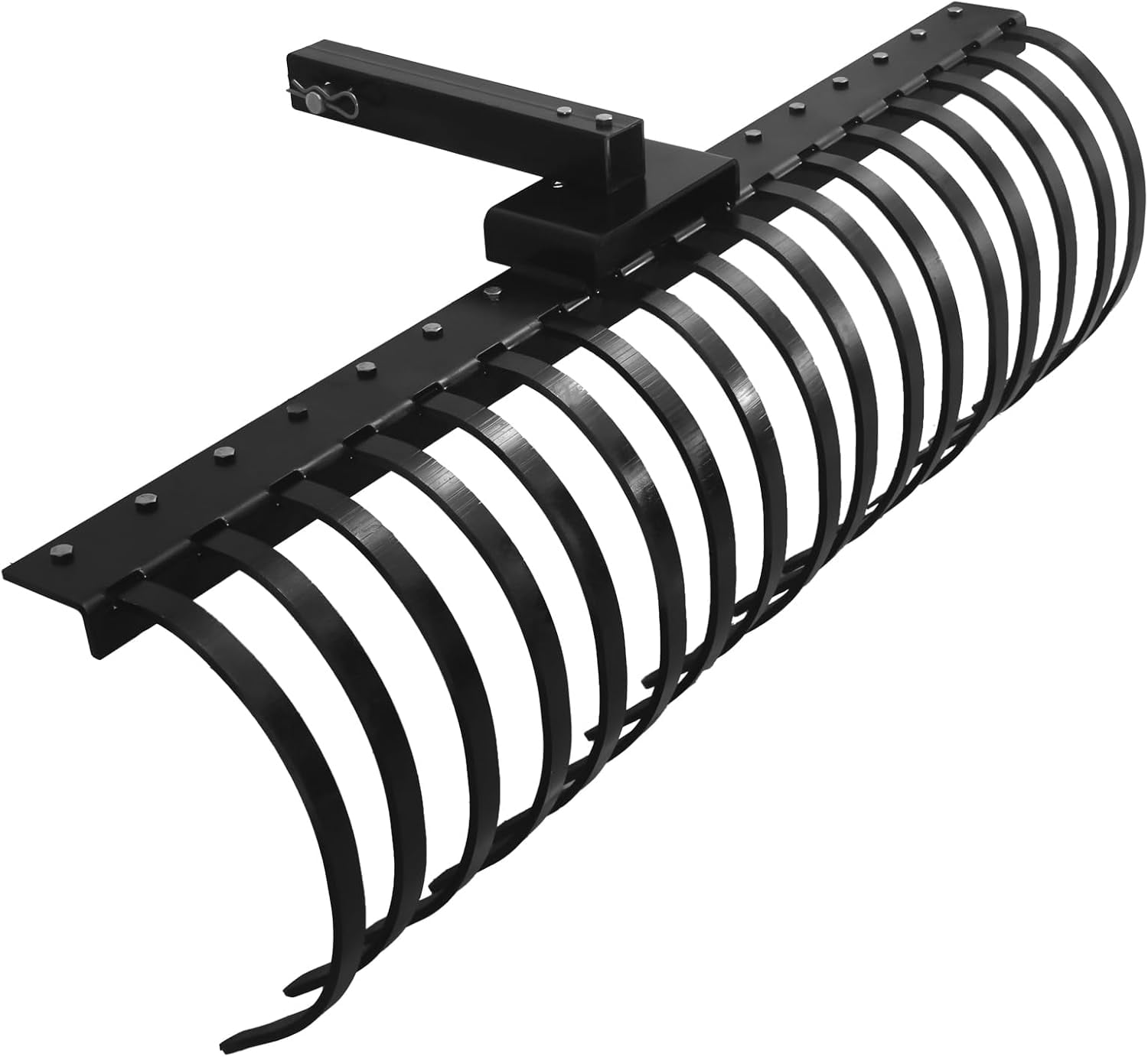 QinaQin 49 Inch Tractors Rake,3 Point Landscape Rake with 18 Tines ...