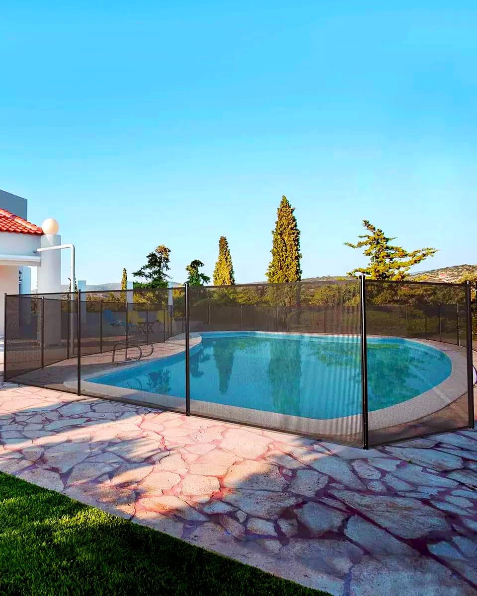 Child Inset Pool QinaQin 4ft x 12ft Pool Fencing, Suitable for Inset Pools, Removable ...