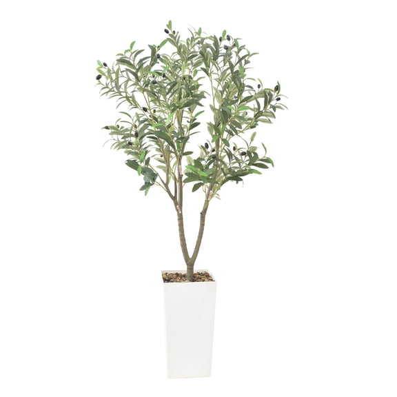 QinaQin 5FT Artificial Trees Indoor, Faux Tree, Artificial Planter, Artificial Fake Tree Flower Potted, Thanksgiving Christmas, Artificial Plants