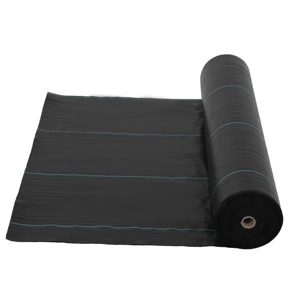 QinaQin 6.5ft X 300ft Weed Barrier Landscape Fabric,Premium 3.2oz Ground Cover Weed Block Gardening Mat, Easy Setup & Superior Weed Control for Erosion Control