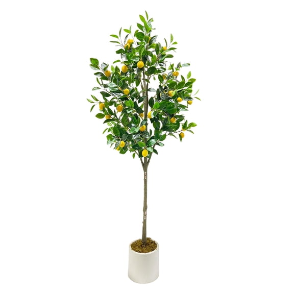 QinaQin 6FT Artificial Trees Indoor, Faux Tree, Artificial Planter, Artificial Fake Tree Flower Potted, Thanksgiving Christmas, Artificial Plants