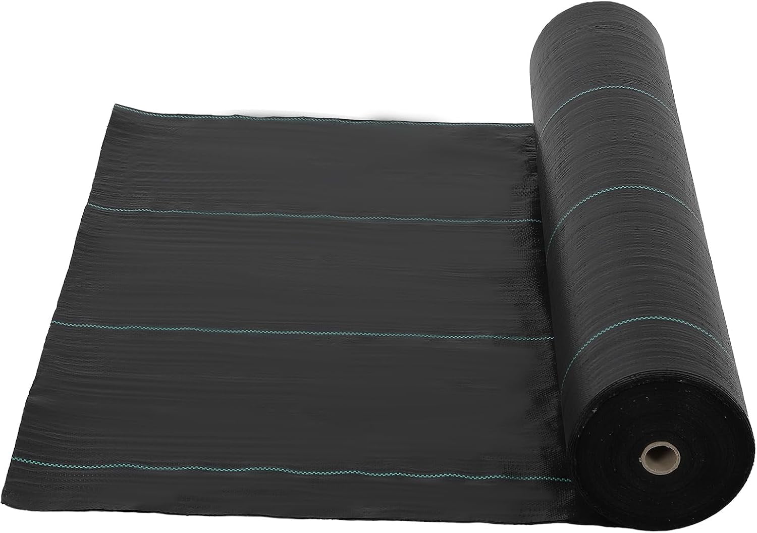 QinaQin 6x300FT-2.4oz Premium Weed Barrier Landscape Fabric,Weed Control Fabric,High Permeability for Flower Bed,Driveway Fabric Ground Cover,Black