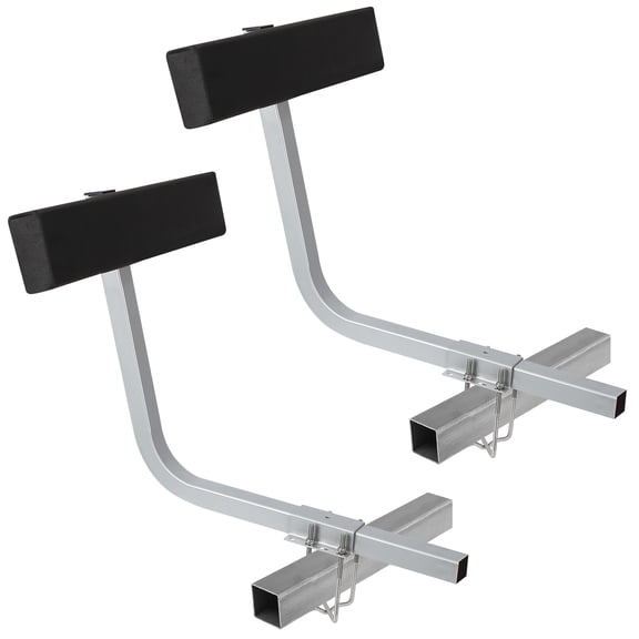 QinaQin Adjustable Marine Trailer Guide Bar, 2 Galvanized Steel Bars with Pvc Sheath, Universal Type, Suitable for Water Skiing Boats, Fishing Boats and Sailboats, Easy To Load, Unload and Install