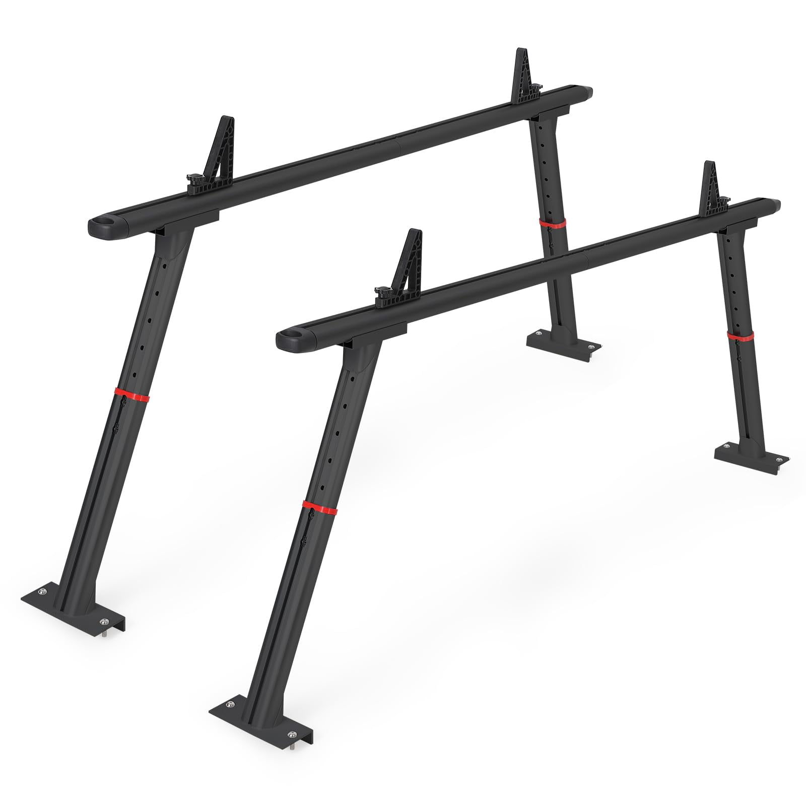 Ladder Rack Brands QinaQin Adjustable Truck Ladder Rack, Aluminum Pickup Bed Cargo System ...