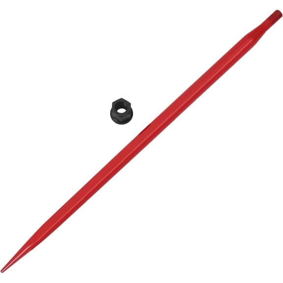 QinaQin Heavy-Duty 49-Inch Hay Fork, 1-3/4-Inch Square Hay Bale Forks with Quick-Connect Fitting, Suitable for Tractors Or Loaders, 3000 Lb Load Capacity