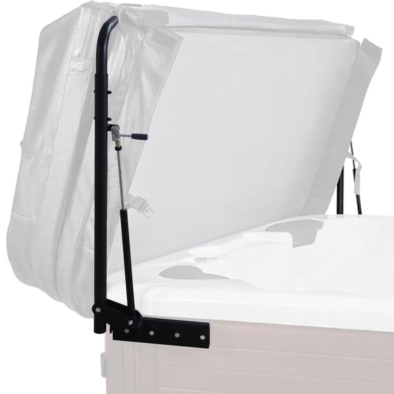 QinaQin Hydraulic Spa Pool Cover Lifter for Hot Tubs and Pools – Height Adjustable, u-Arm, Single-Sided Installation, Weather-Resistant, Durable Bracket, Suitable for Most Bathtubs and Spa Pools