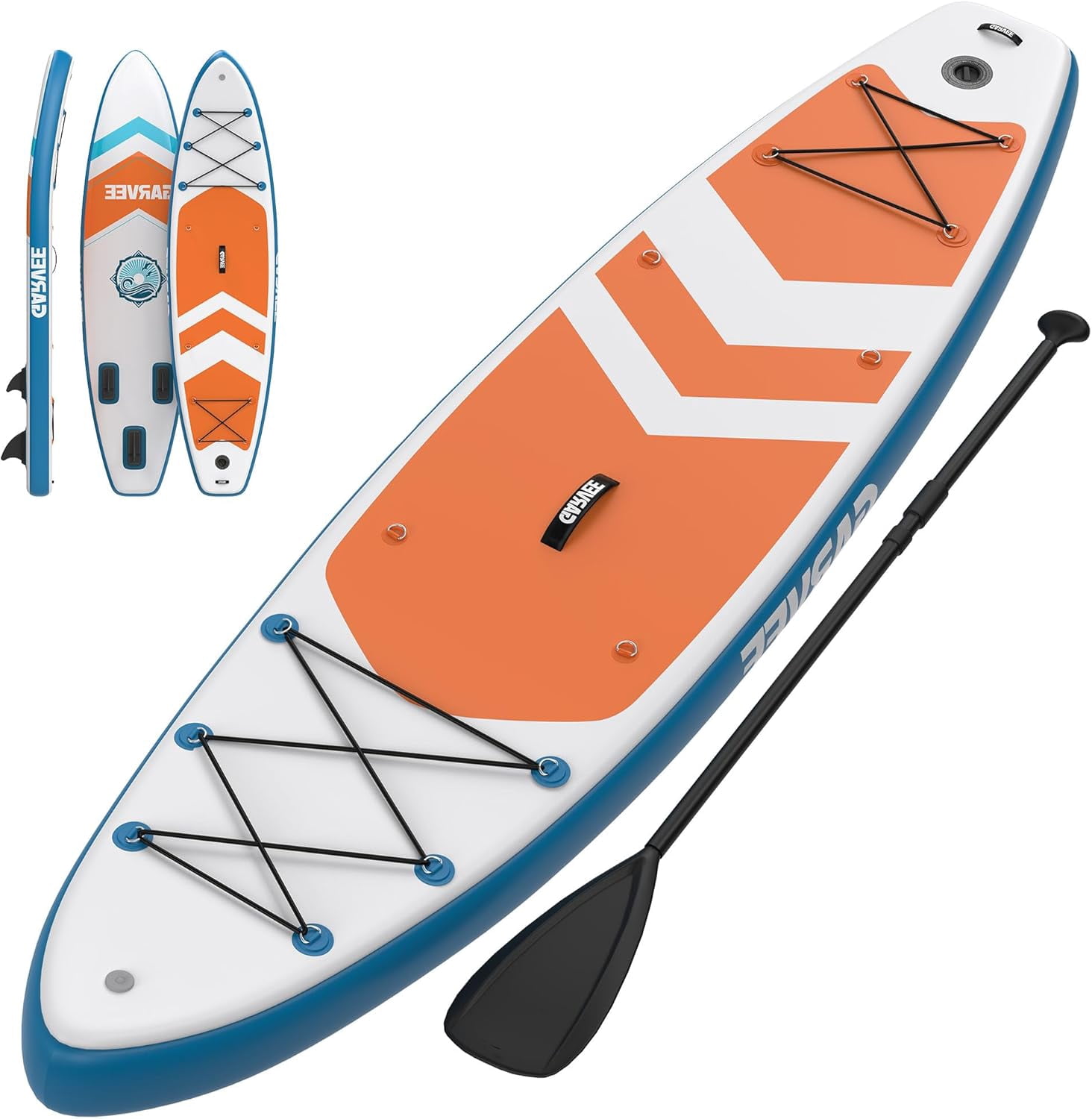 QinaQin Inflatable Paddle Board Set, 11 Ft or 10.6 Ft SUP with EVA Deck, Air Pump and Carry Bag for All Skill Levels
