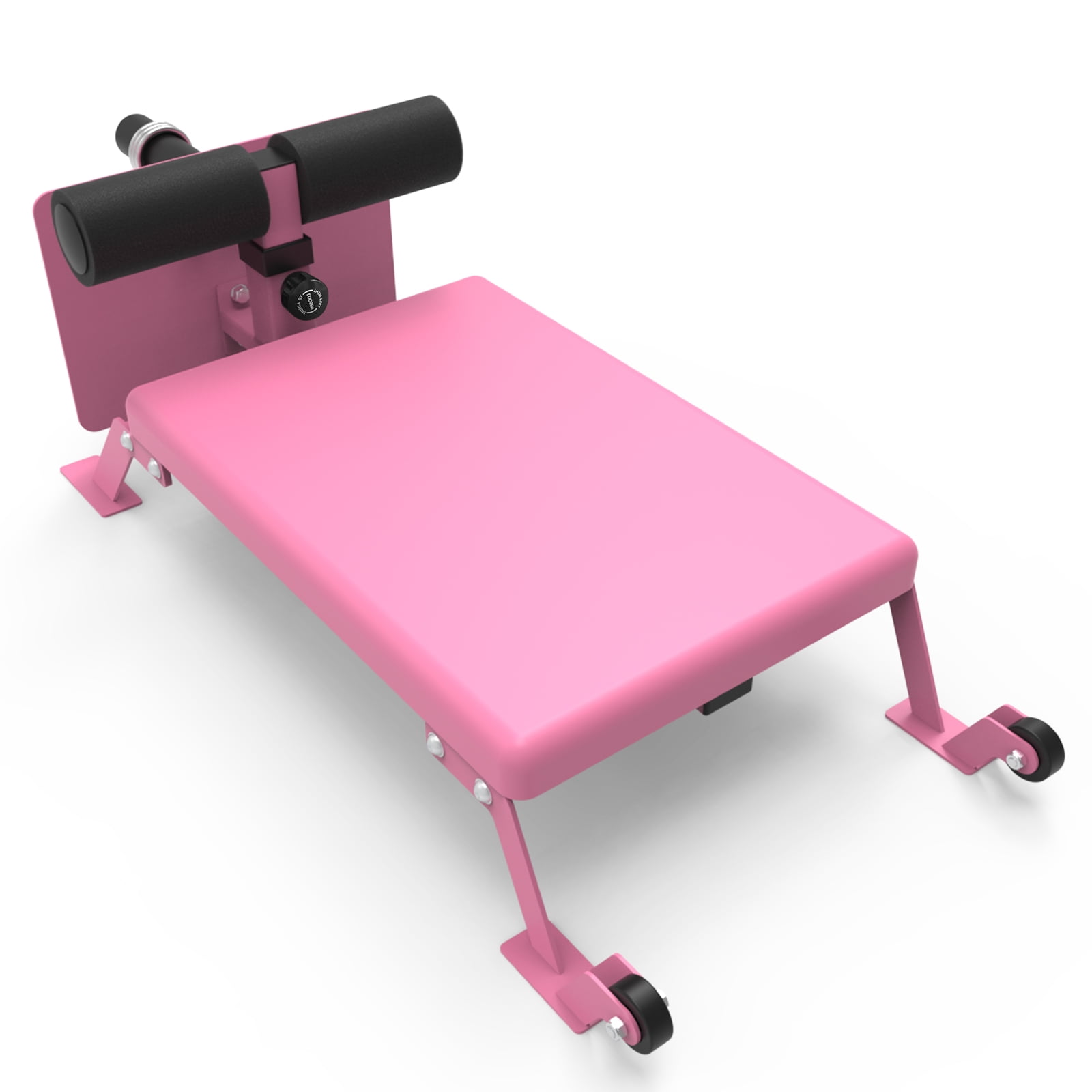 QinaQin Nordic Curl Bench with Wheels, Home Fitness Equipment, Suitable