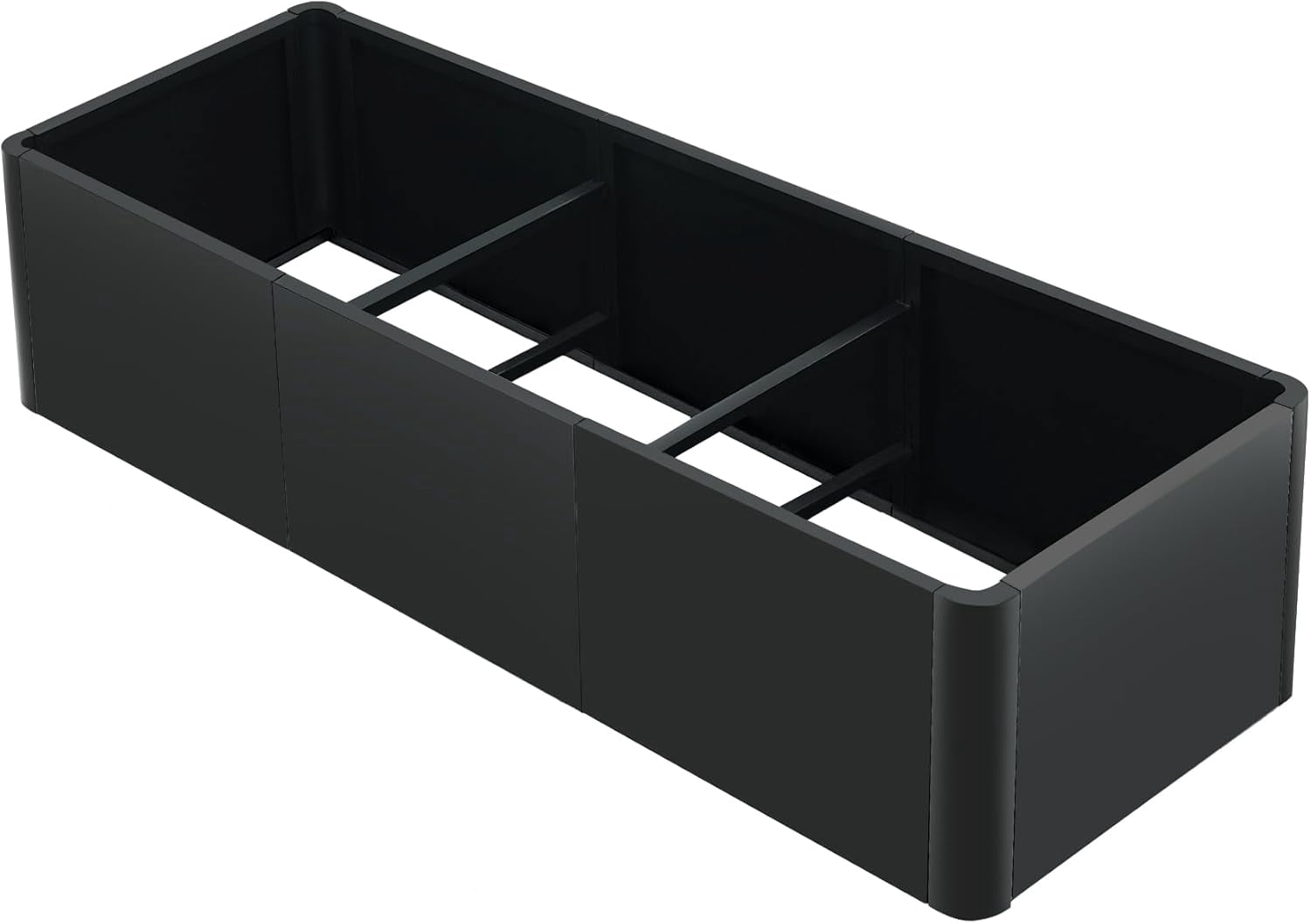 Rectangular Box With Rounded Edges QinaQin Rectangular Steel Raised Garden Bed Planter Box,Rounded Corners ...