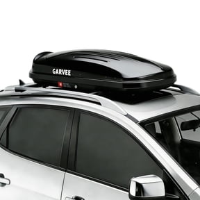 Qinain Rooftop Cargo Carrier Hard Shell, 12.4 Cubic Feet Heavy-Duty Roof Cargo Box, Rooftop Cargo