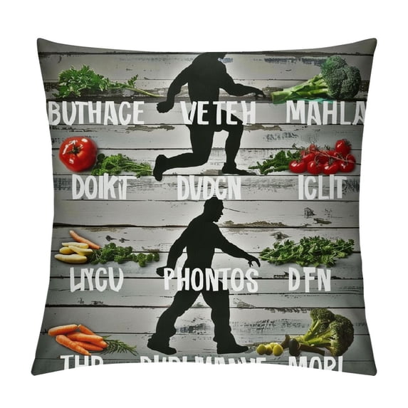 Qinduosi 7 Rules of Life Motivational Quotes Throw Pillow Case Cushion Cover for Sofa Couch White