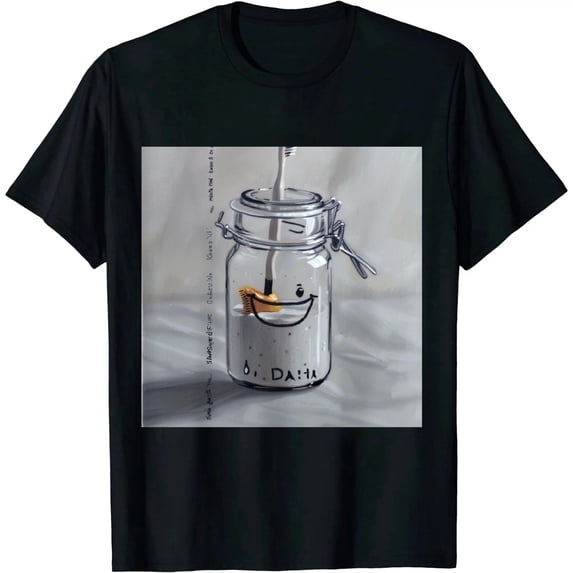 Qinduosi A Salt with a Deadly Weapon | Dad Humor Funny Pun Grandpa Joke Tee Men Women T-Shirt Black
