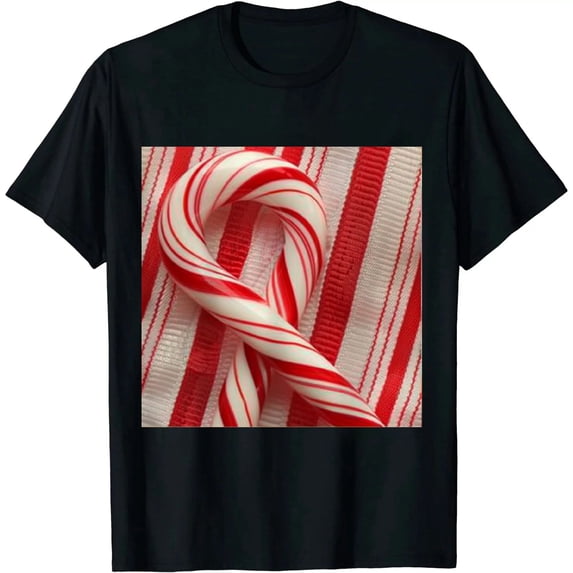 Qinduosi All Over Adult T-Shirt Black
