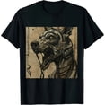 thumbnail image 1 of Qinduosi Ancient Egypt Graphic T-Shirt Crewneck Tee Printed Short Sleeve Loose Casual Top Unisex Black, 1 of 3