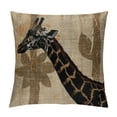 thumbnail image 1 of Qinduosi Animals Throw Pillow Covers Set of  Animals Outdoor Decorative Pillow Covers Linen Cushion Cases for Living Room Couch Bed, 1 of 5