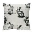 thumbnail image 1 of Qinduosi AnyDesign Easter Pillow Covers Bunny Throw Pillow Case  Inch Beige Rabbit Holiday Decorative Cushion Case for Home Office Room Couch Sofa,  Packs, 1 of 5