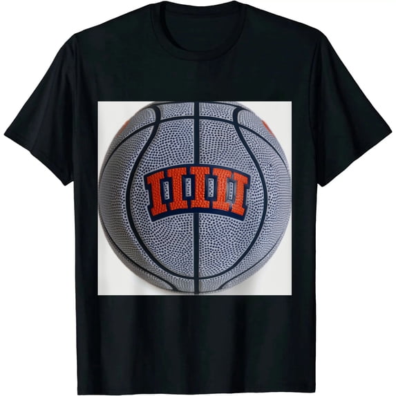 Qinduosi Basketball Circle Logo, Team Color T Shirt, , Black
