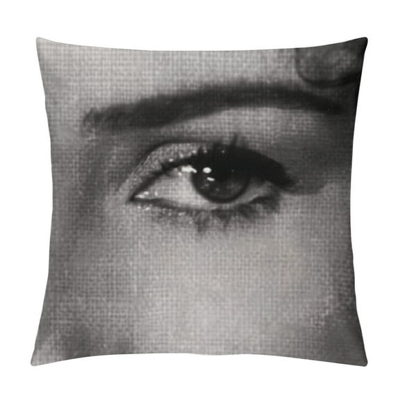 Qinduosi Black & White Decorative Pillowcase Cushion Cover for Sofa Throw Pillow Case White