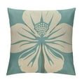 thumbnail image 1 of Qinduosi Blue Beach Life Throw Pillow Cover Inch, Nautical Decoration Cushion Case ， Square Beach Decorative Pillow Case for for Bedroom Bed Outdoor Couch Sofa White, 1 of 5